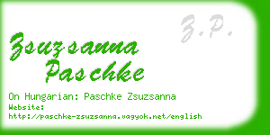 zsuzsanna paschke business card